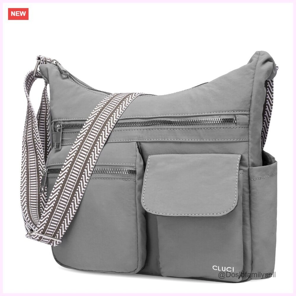 Waterproof Nylon Crossbody Bag Anti-Theft Travel Shoulder Purse Women
